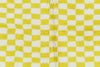 Moroccan rug Checkered - Yellow and White