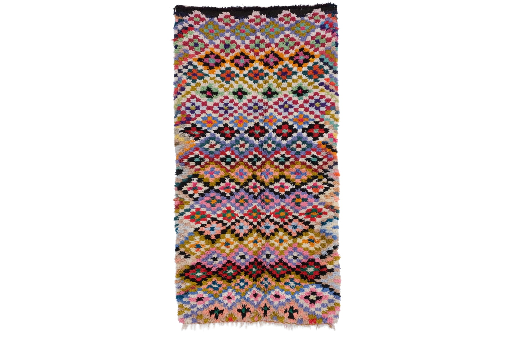 Boucherouite rug 8.03 ft x 4.26 ft | 245 x 130 cm