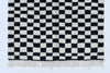 Moroccan rug Checkered - Black and white