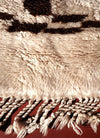 Abstract tribal Beniourain Rug 12.17 ft x 5.05 ft - moroccan boho rugs
