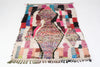 Boucherouite rugs 7.11 x 4.46 ft | 217 x 136 cm