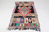 Boucherouite rugs 8.26 x 4.13 ft | 252 x 126 cm