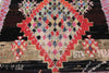 Boucherouite rugs 8.26 x 4.13 ft | 252 x 126 cm