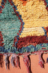 Boucherouite rug  4.59 ft x 2.88 ft - moroccan boho rugs