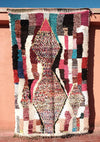 Boucherouite rugs 7.11 ft x 4.46 ft - moroccan boho rugs