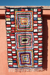 Fine Cotton Boucherouite rugs 5.36 ft x 3.28 ft - moroccan boho rugs