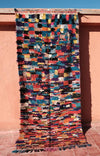 Boucherouite rugs 8.66 ft x 3.93 ft - moroccan boho rugs