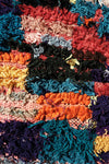 Boucherouite rugs 8.66 ft x 3.93 ft - moroccan boho rugs