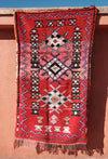 Boucherouite rug 6.03 ft x 3.28 ft - moroccan boho rugs