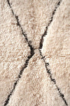 Beniouarain Rug 5.15 ft x 3.34 ft - moroccan boho rugs