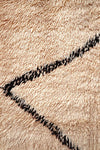 Beniouarain Rug 5.01 ft x 3.80 ft - moroccan boho rugs