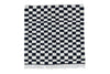 Moroccan rug Checkered - Black and white