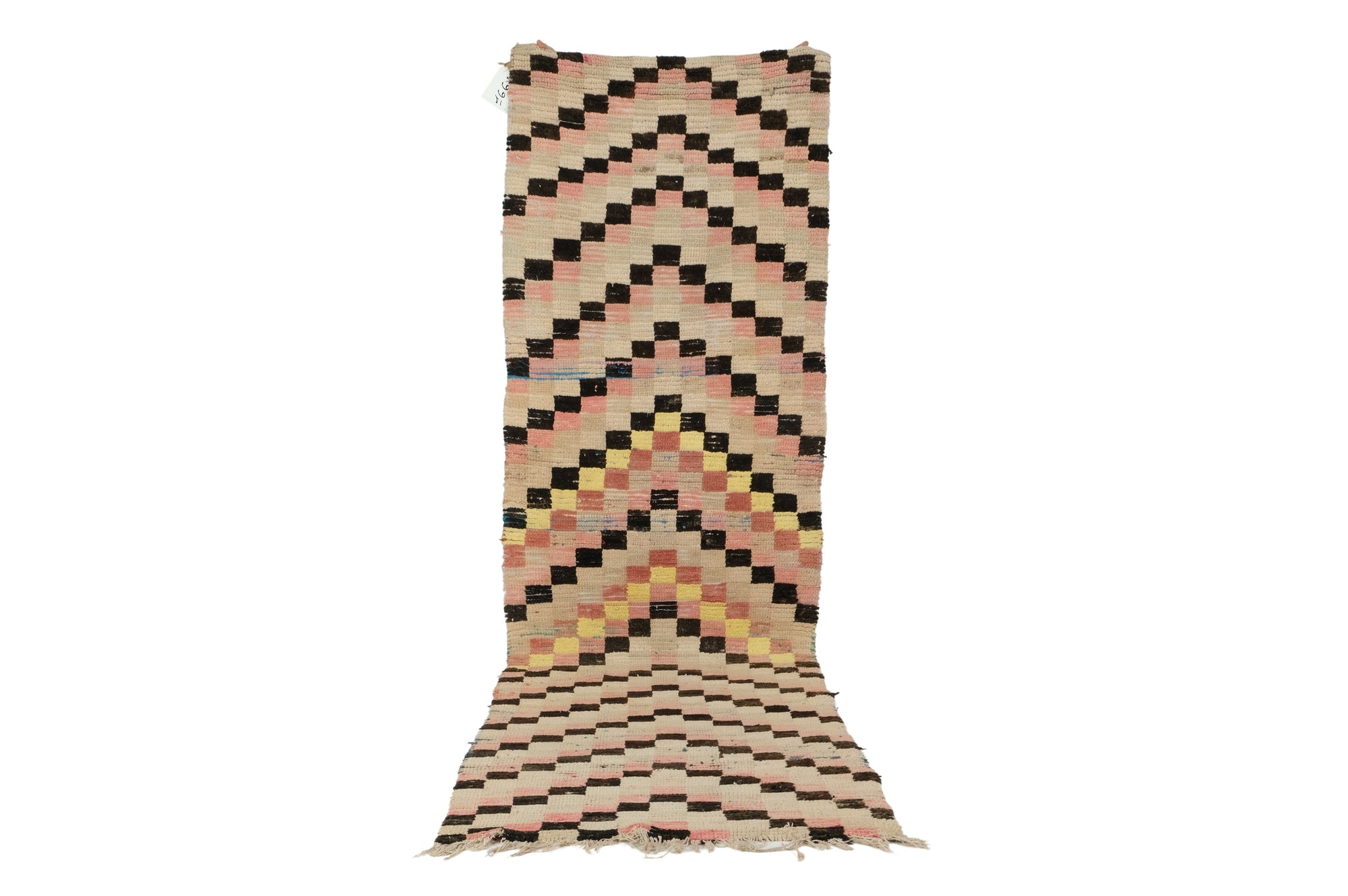 Boucherouite rug 10.66 x 3.28 ft | 325 x 100 cm